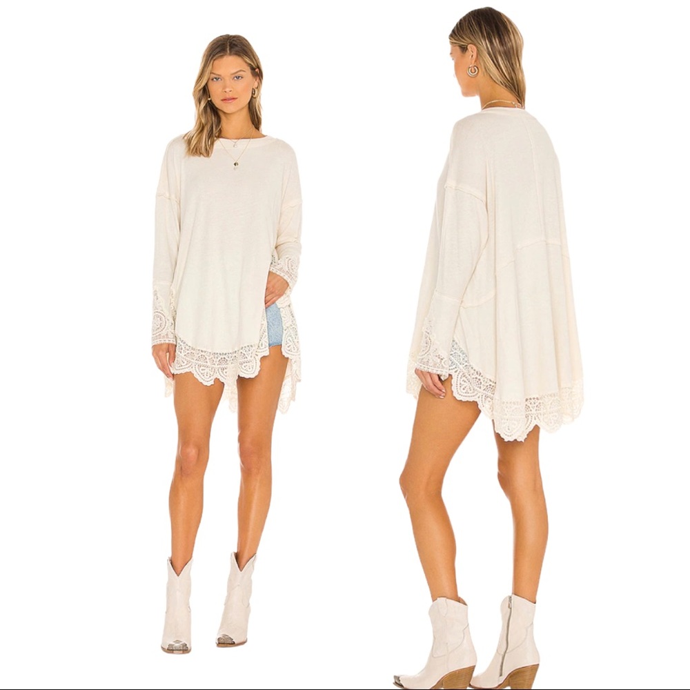 NEW Free People Sparrow Tunic in Tea Size XS